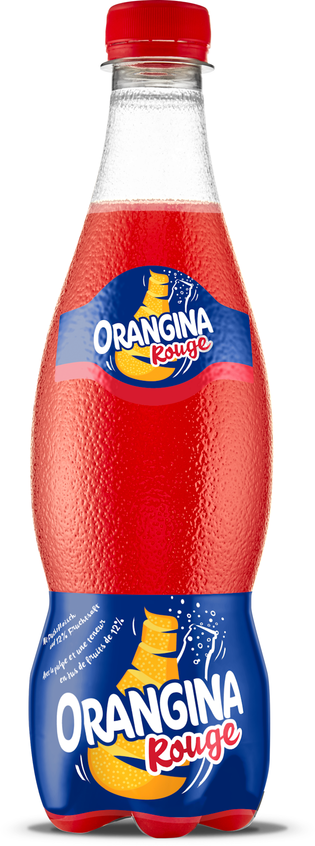 bottle of Orangina exploding